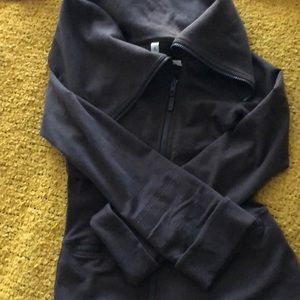 Lululemon diagonal zip sweater